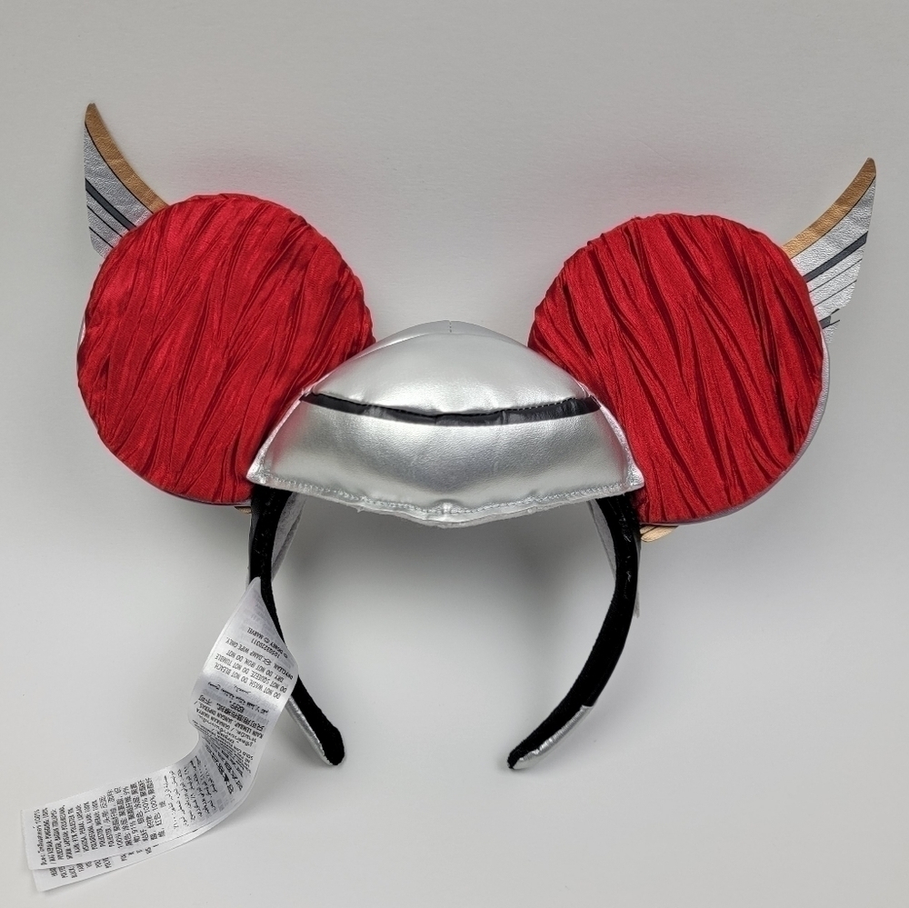 Disney Marvel Mickey Mighty Thor Ear Headband Love and Thunder - Picture 2 of 12